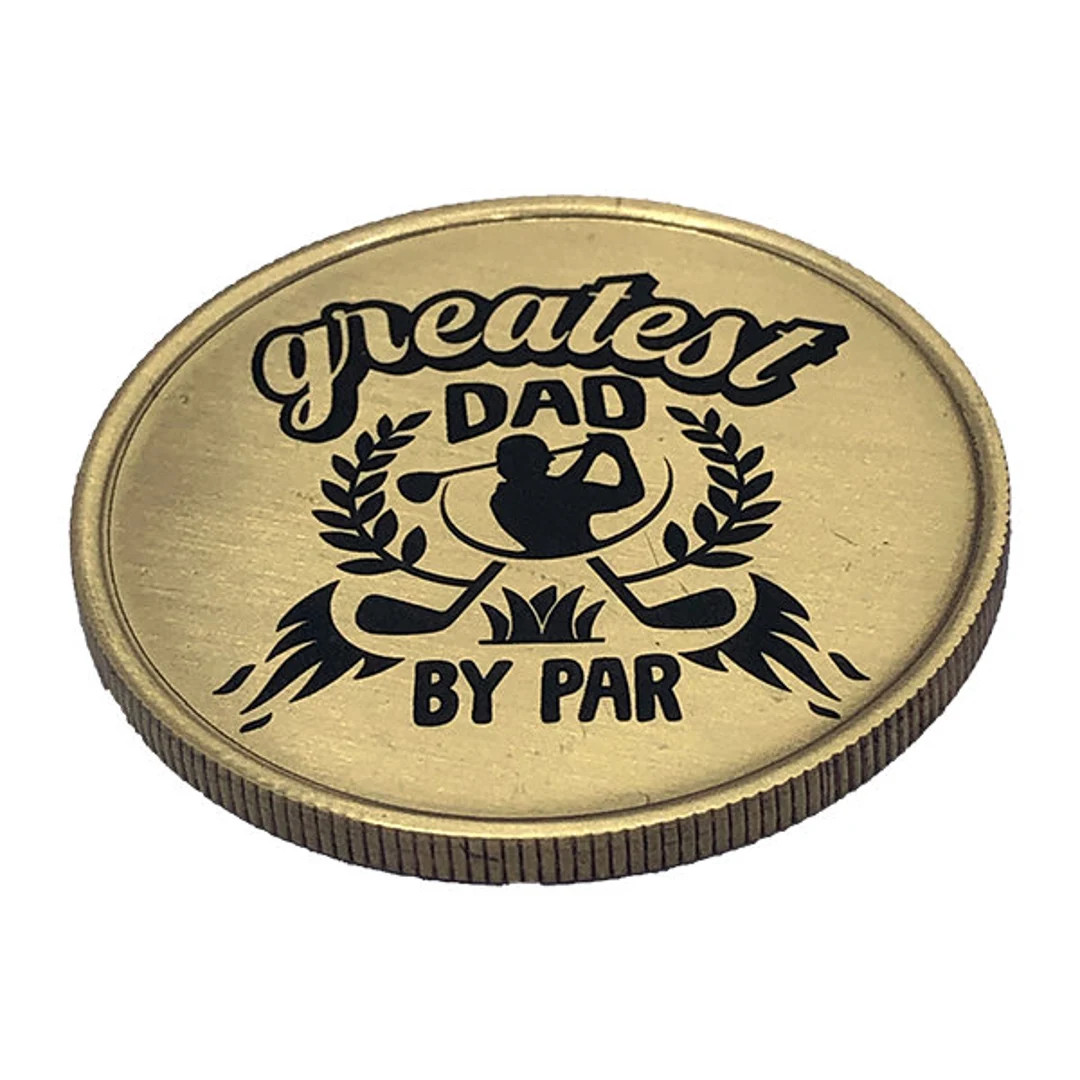 Dad Golf Gift | Personalized Golf Ball Marker for Dad| Golf Gift for Him | Golf Gift for Men | Cu... | Etsy (US)