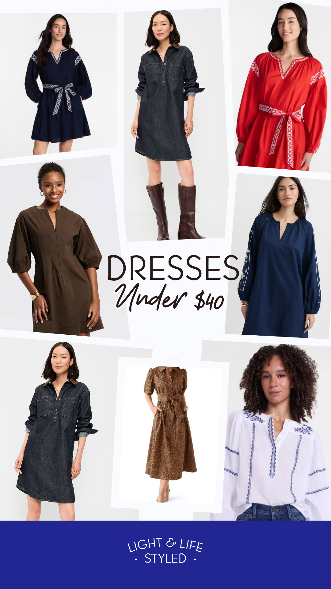 Dresses that are perfect for fall and under $40 

 