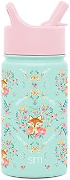 Simple Modern 14oz Summit Kids Water Bottle Thermos with Straw Lid - Dishwasher Safe Vacuum Insulate | Amazon (US)