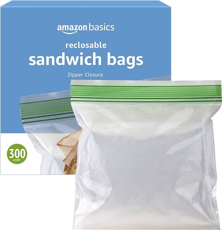 Amazon Basics Sandwich Storage Bags, 300 Count (Previously Solimo) | Amazon (US)