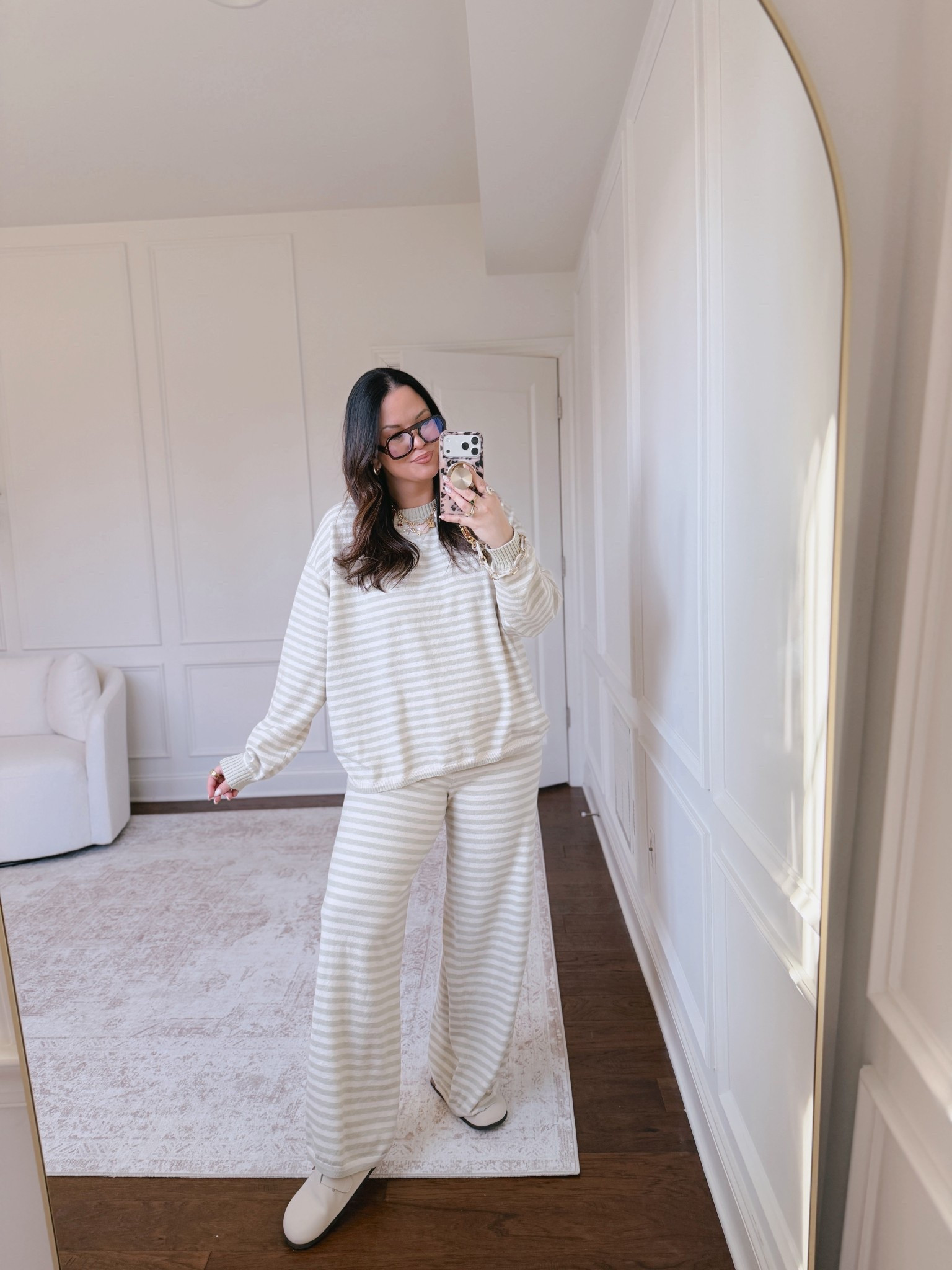 The coziest set in the prettiest sage greens wearing a large in both pieces! 

#LTKMidsize #LTKmomlife #LTKootd