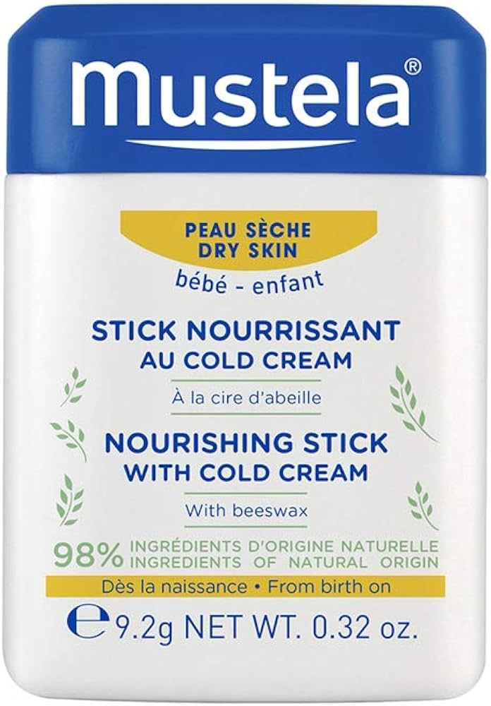 Mustela Baby Nourishing Stick - Lip & Face Moisturizer for Dry Skin - with Natural Avocado, Cold ... | Amazon (US)