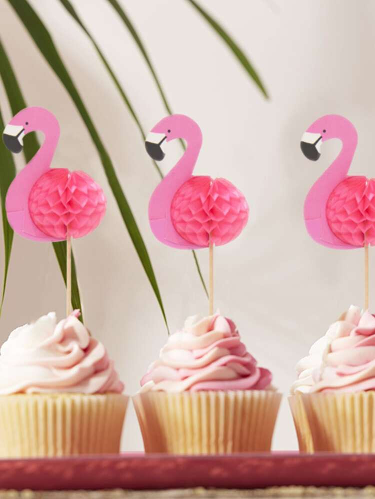 New
     
      10pcs/set Flamingo Design Cake Decorating Picks | SHEIN