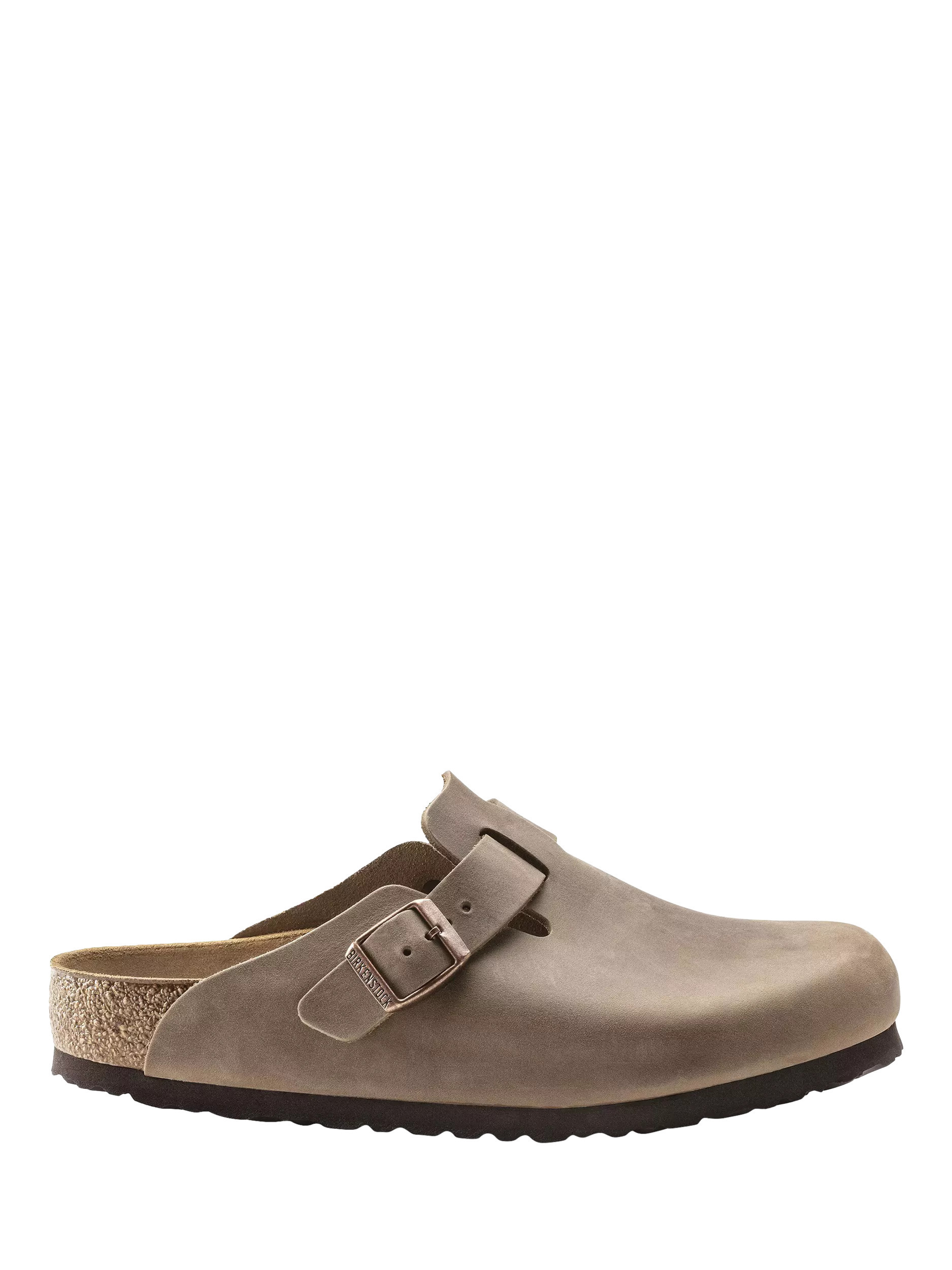 Birkenstock Boston Leather Clogs, Tabacco Brown | John Lewis (UK)