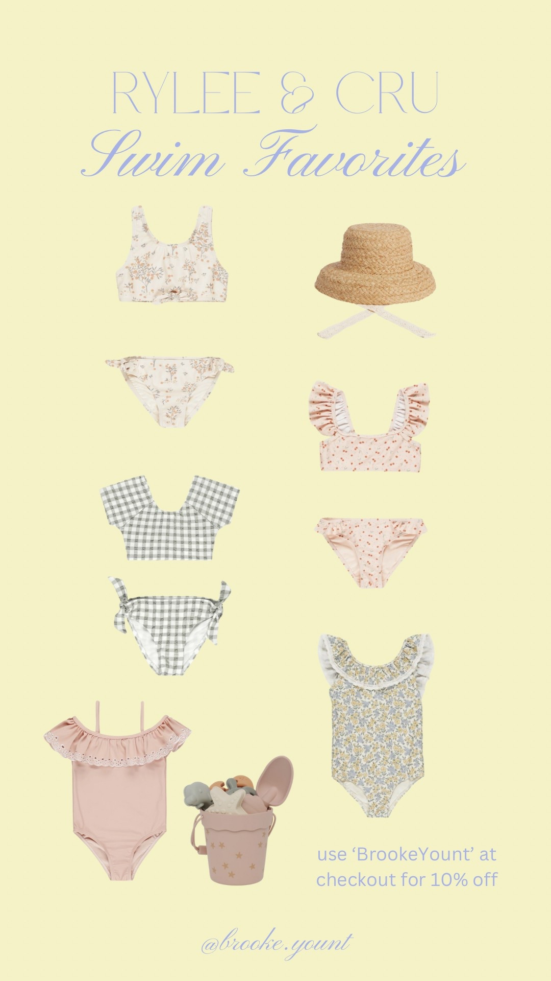 My favorites from the Rylee + Cru Spring/Summer Swim collection 🐚

Use ‘BYOUNTXRYLEECRU’ for 15% off at checkout (first time customer only). 

Rylee & Cru Promo Code, Spring Outfit Idea, Summer Outfit Idea, Toddler Swim, Vacation Outfit, Toddler Outfits

#LTKFamily #LTKTravel #LTKKids