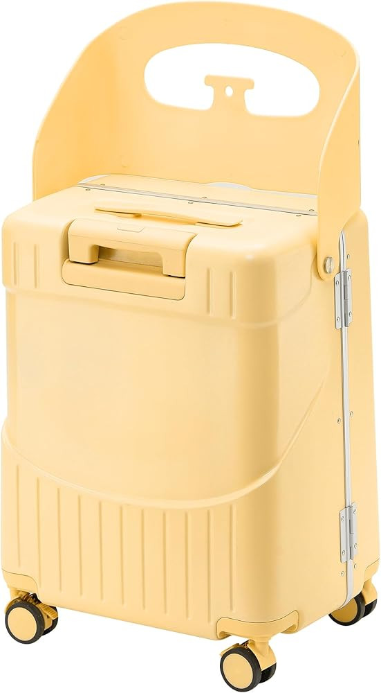 20" Ride-On Luggage with Child Seat, Hardside Carry-On Suitcase with Shockproof 360\u00b0 Silent ... | Amazon (US)