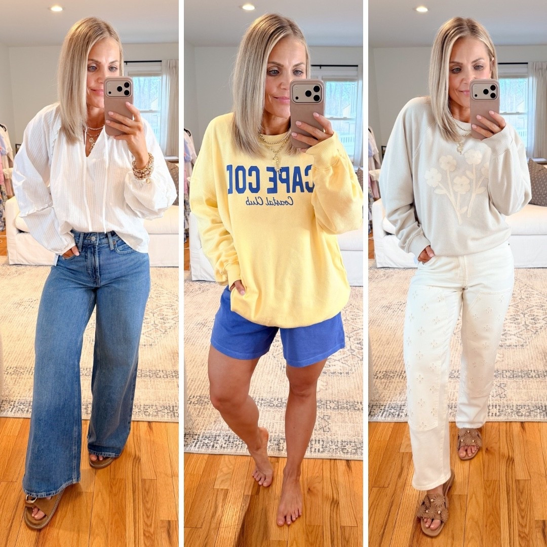 Old Navy New Spring Arrivals🌸
The fun bright colors, the florals, and the jeans - everything from this order I absolutely love! 


Spring outfits, spring styles, vacation outfits, resortwear, spring workwear, teacher outfits for spring, petite jeans, white jeans, floral jeans, petite stylestrendstrends

#LTKspring #LTKhaul #LTKspringtrends