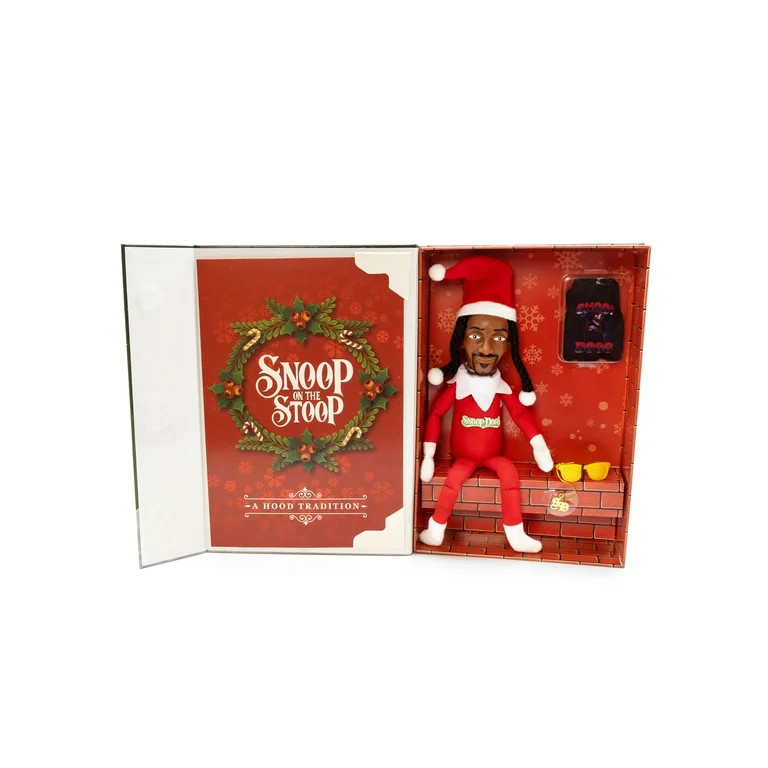 Snoop Dogg Snoop on The Stoop 12” Christmas Red Plush Figurine | Walmart (US)