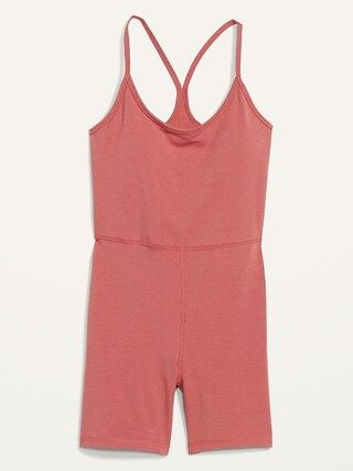 PowerChill Racerback 7/8-Length Performance Bodysuit for Women -- 6-inch inseam | Old Navy (US)