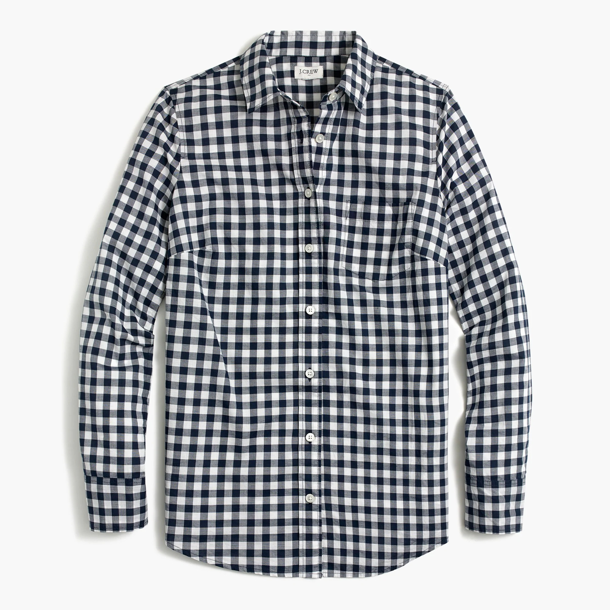 Gingham lightweight cotton shirt in signature fit | J.Crew Factory