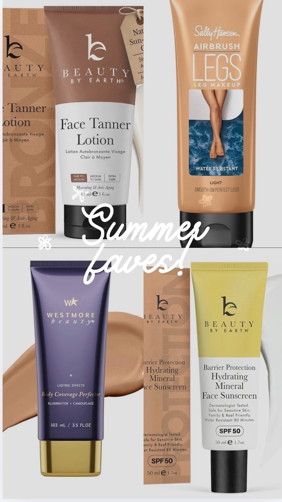 You can have flawless looking skin this Summer! With a little help from these products!