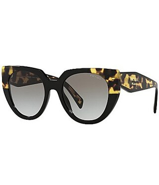Prada Women's PR 14WS 52mm Tortoise Cat Eye Sunglasses - Black Tortoise | Dillard's