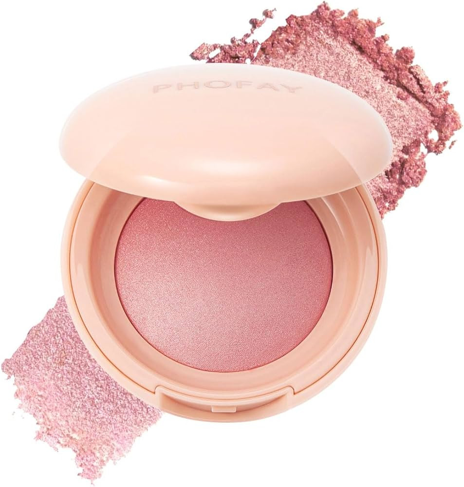 PHOFAY Luminous Blush Powder-Multi-Use Formula, Ultra-Fine & Smooth, Longer-Lasting Wear with Nat... | Amazon (US)