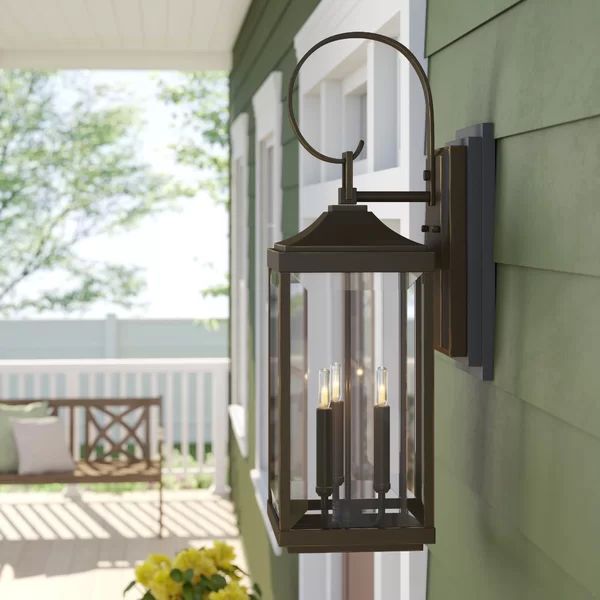 Charleston 3-Light Outdoor Wall Lantern | Wayfair North America