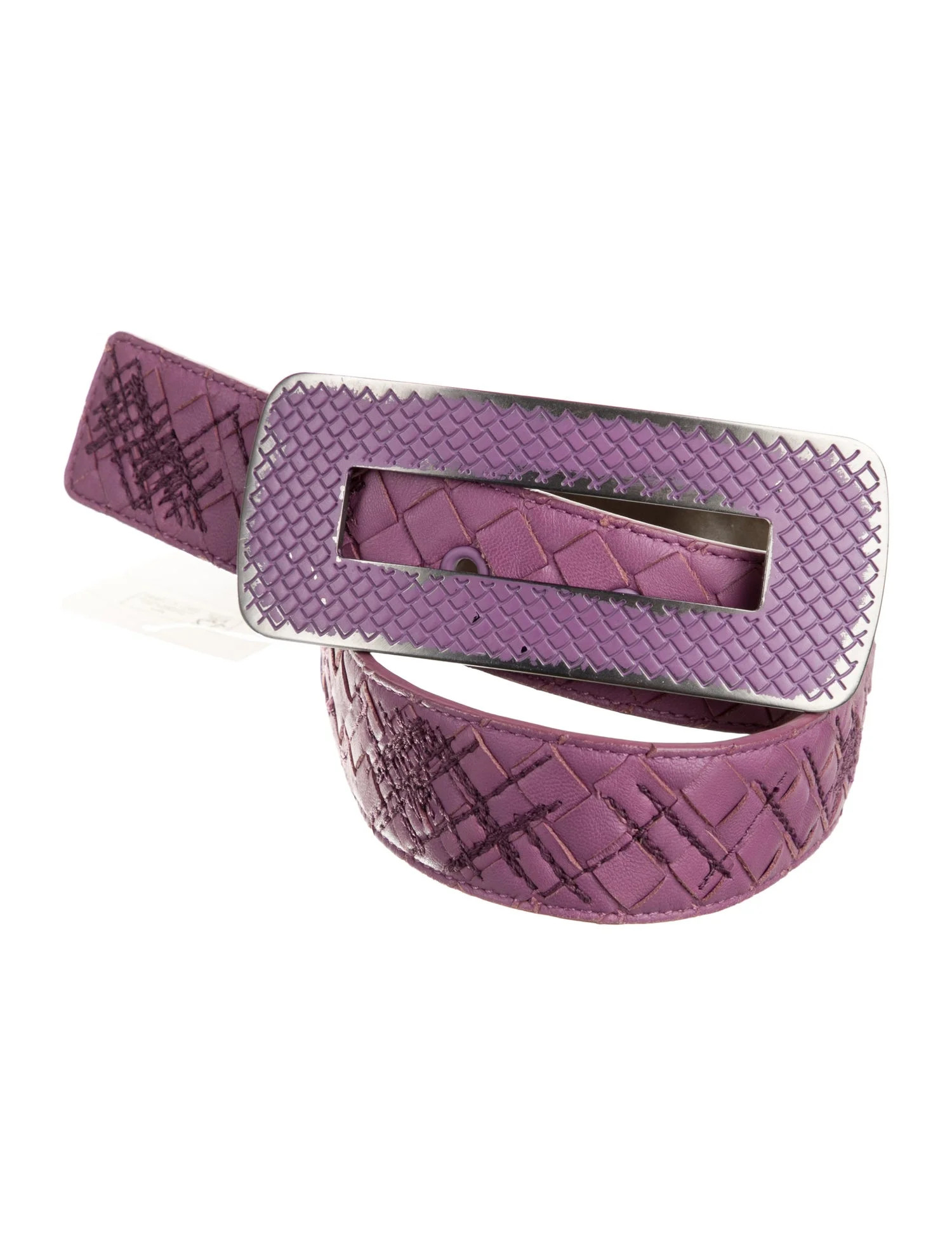 Intrecciato Weave Leather Waist Belt | The RealReal