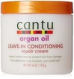 Cantu Argan Oil Leave-In Conditioning Repair Cream, 16 Ounce | Amazon (US)