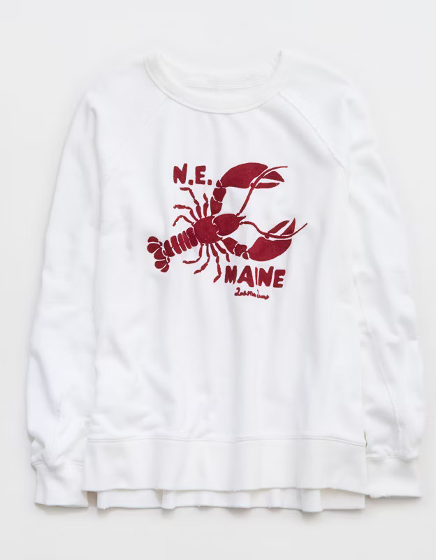 Aerie East West Crew Sweatshirt | American Eagle Outfitters (US & CA)