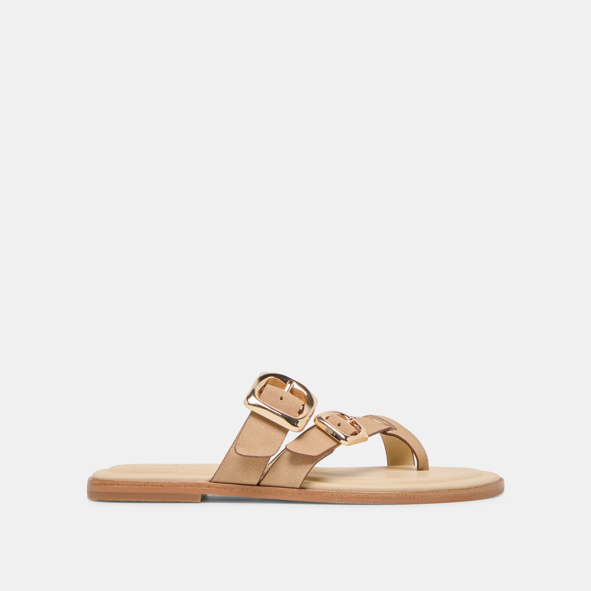 Shore Sandals Camel Suede | DolceVita.com