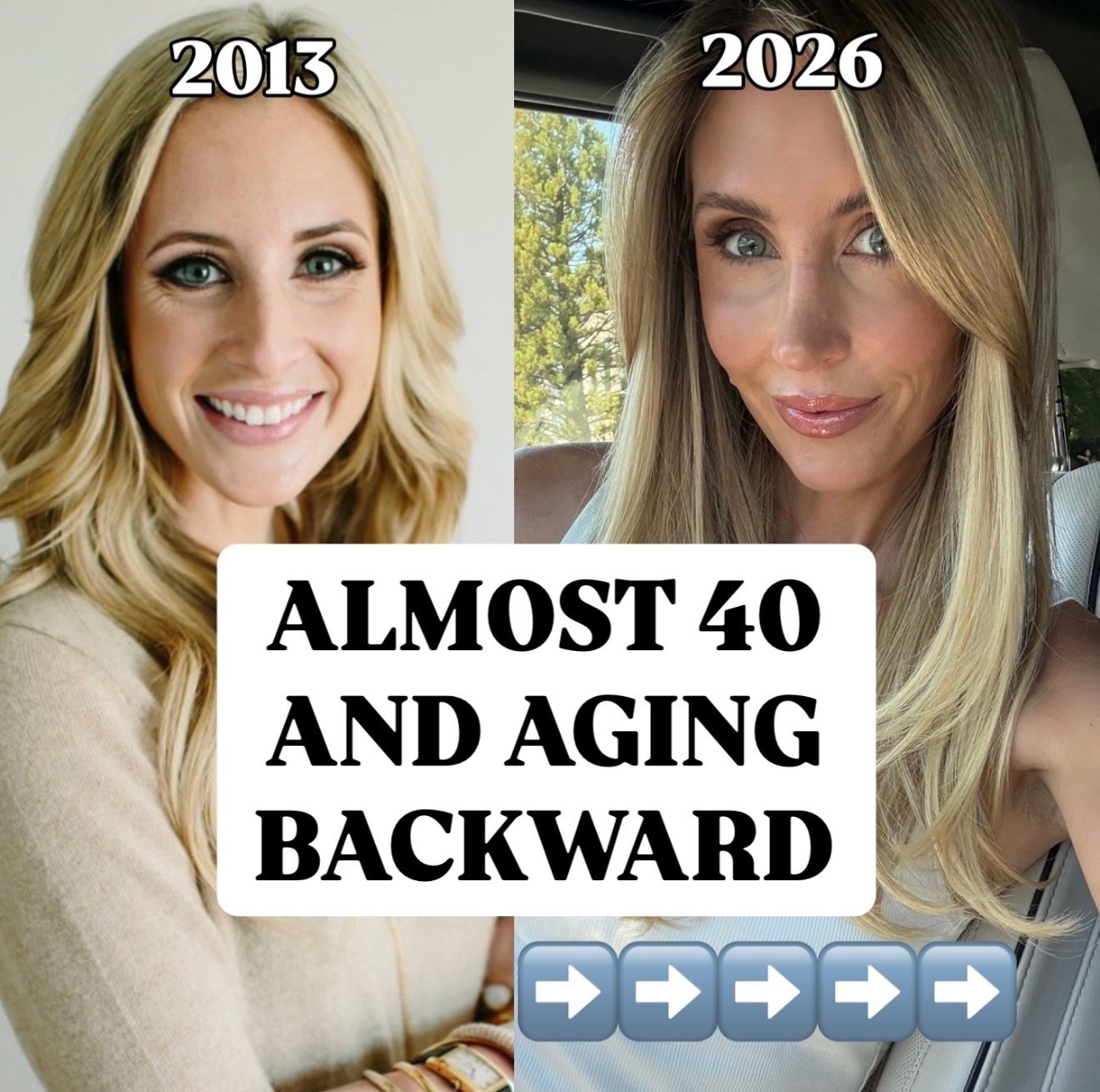 Almost 40 and aging backwards