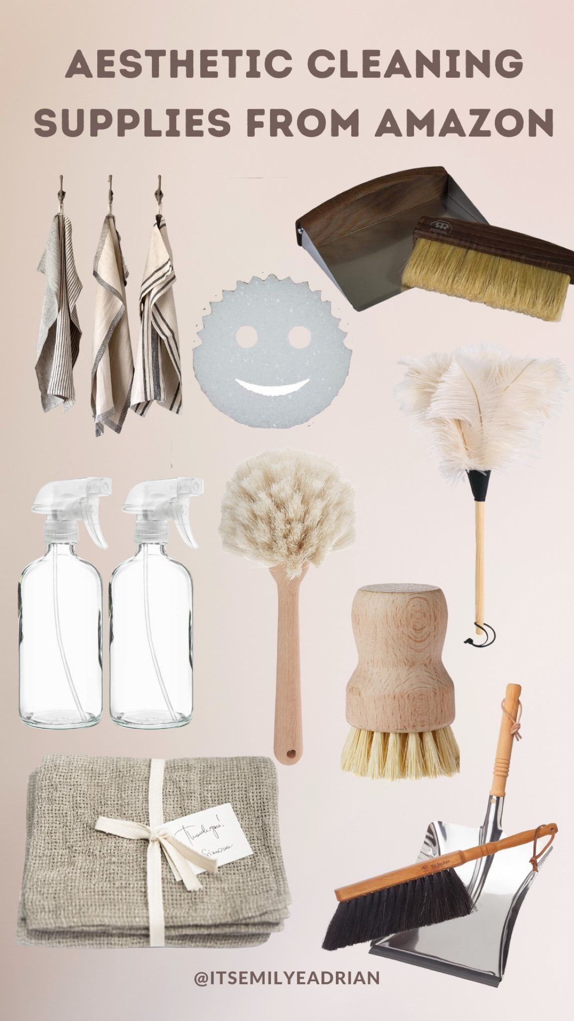 Very cute cleaning supplies that won’t mess with your home aesthetic!!

#LTKfindsunder50 #LTKstyletip #LTKhome