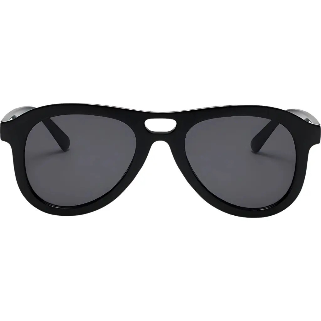 Fifth & Ninth Thayer 50mm Polarized Aviator Sunglasses in Black /Black at Nordstrom | Nordstrom