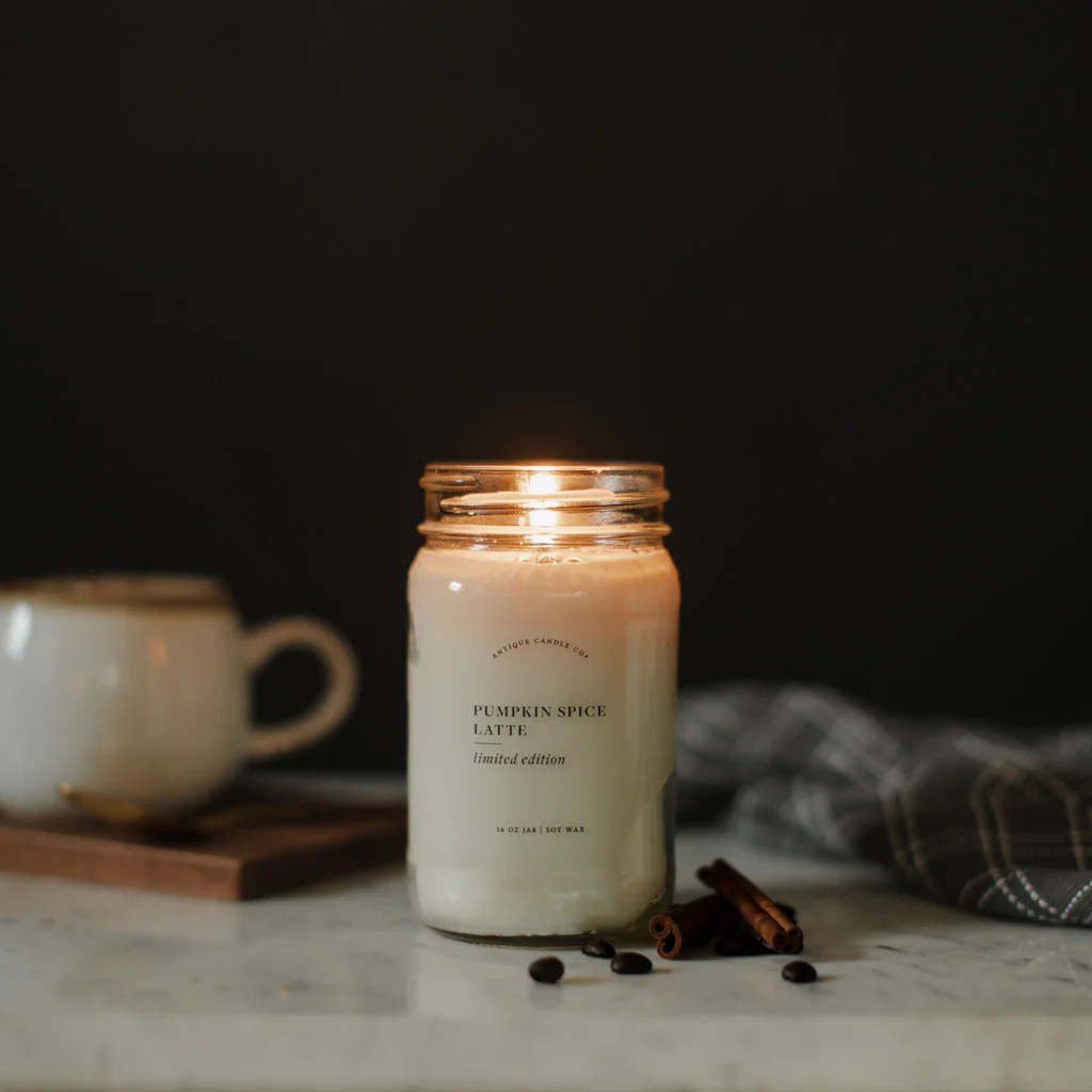 Pumpkin Spice Latte 16 oz candle | Antique Candle Co.