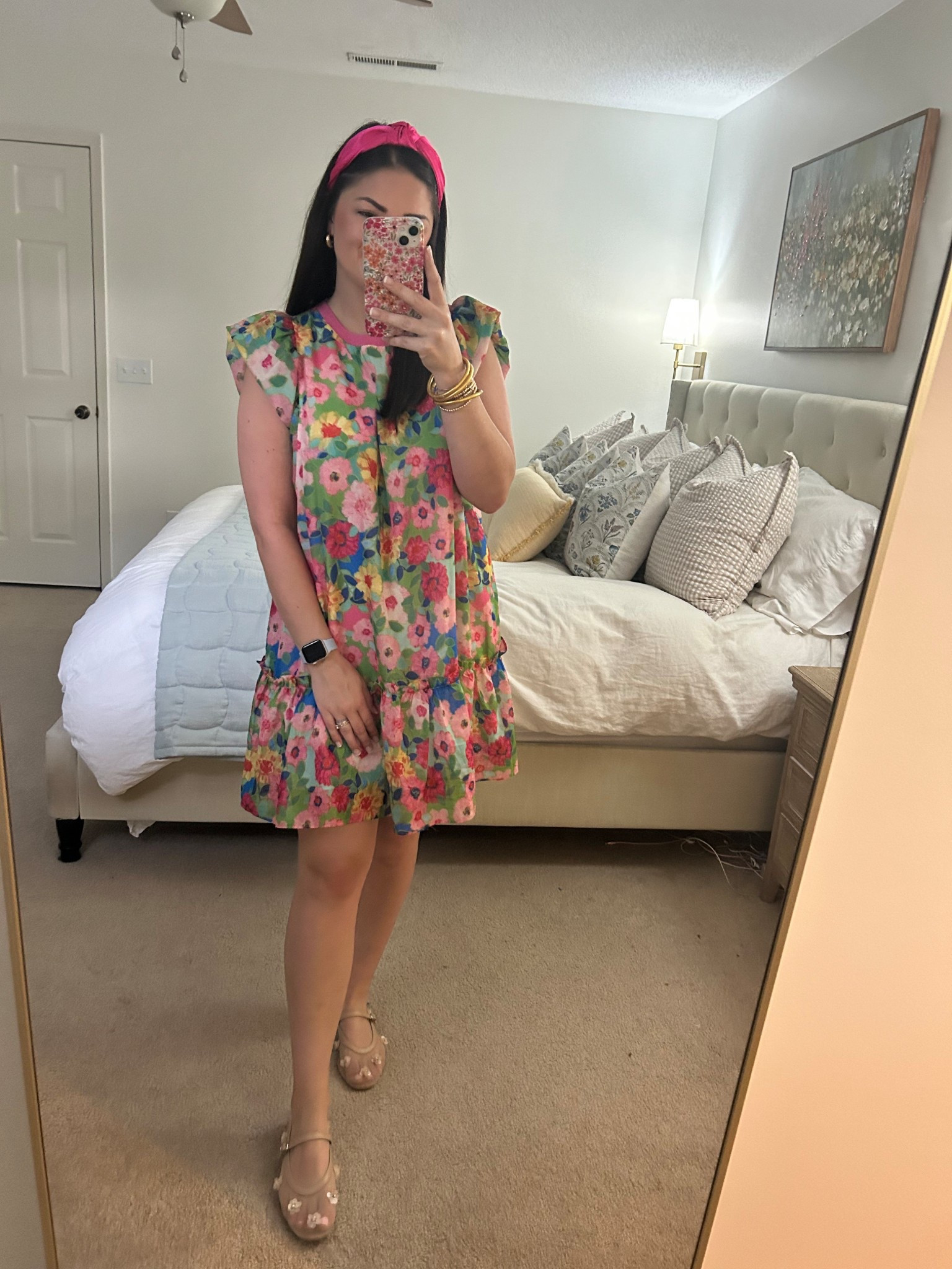 Give me all the colorful dresses this spring! Paired with my FAV target flats that are still out of stock unfortunately 😅 

#LTKFindsUnder50 #LTKStyleTip #LTKSaleAlert