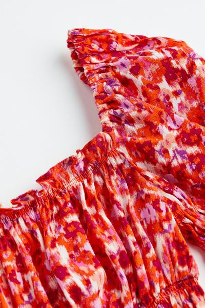 Puff-sleeved Crop Blouse | H&M (US + CA)