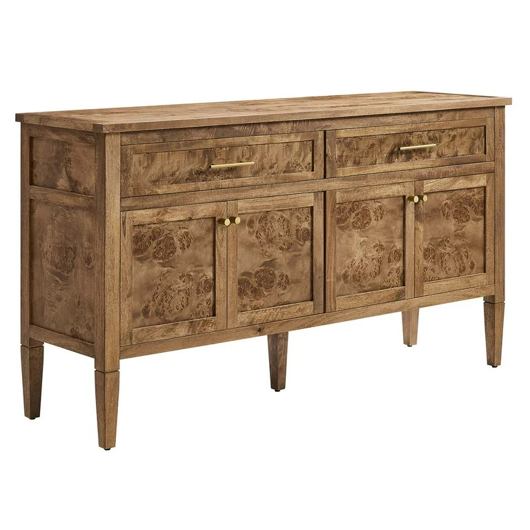 Modway Elysian 62" Wood Sideboard in Brown | Walmart (US)