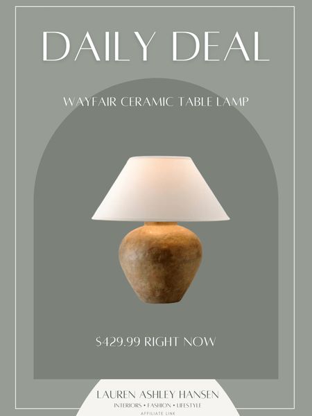 This stunning textured ceramic table lamp is on sale right now at Wayfair! A large oversized lamp that adds beautiful detail and dimension to any space! 

#LTKSaleAlert #LTKHome #LTKStyleTip