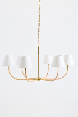 Wrapped Rattan Chandelier | Anthropologie (US)