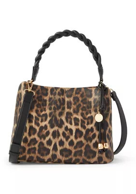 BCBGeneration Double Compartment Satchel Bag with Scarf | Belk