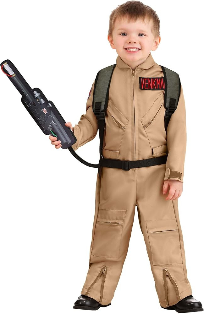 Ghostbusters Costume with Proton Pack Accessory for Toddlers, Ghostbusters Jumpsuit, Ghost Hunter... | Amazon (US)