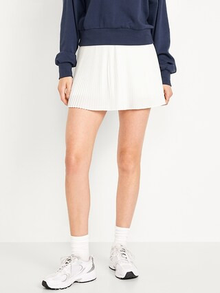 Extra High-Waisted StretchTech Micro-Pleated Skort | Old Navy (US)