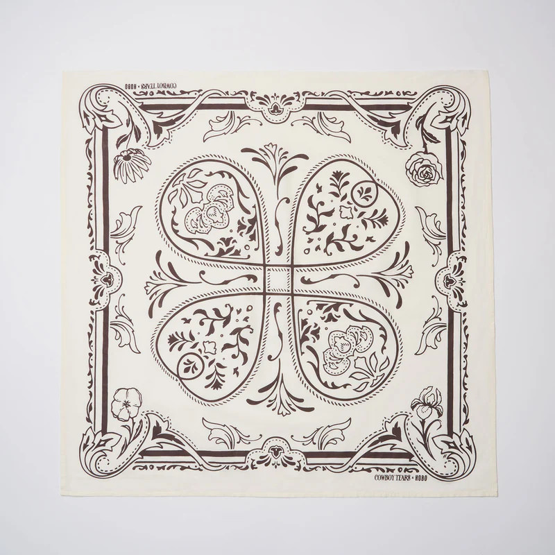 Long Road Home Bandana in Cotton - Ivory | HOBO Bags