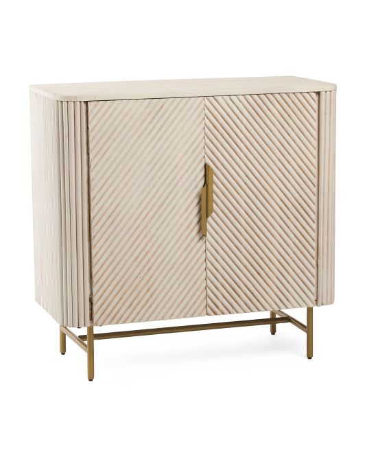 2 Door Cabinet With Metal Legs | TJ Maxx