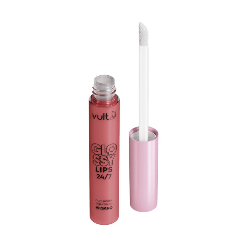 Gloss Labial Rosa Glossy Lips 24/7 5,2ml | VULT | Vult (BR)