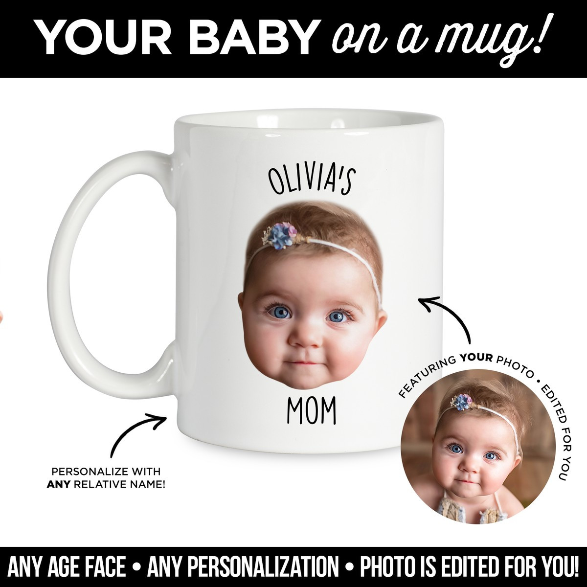 Personalized Baby Mug | Type League Press