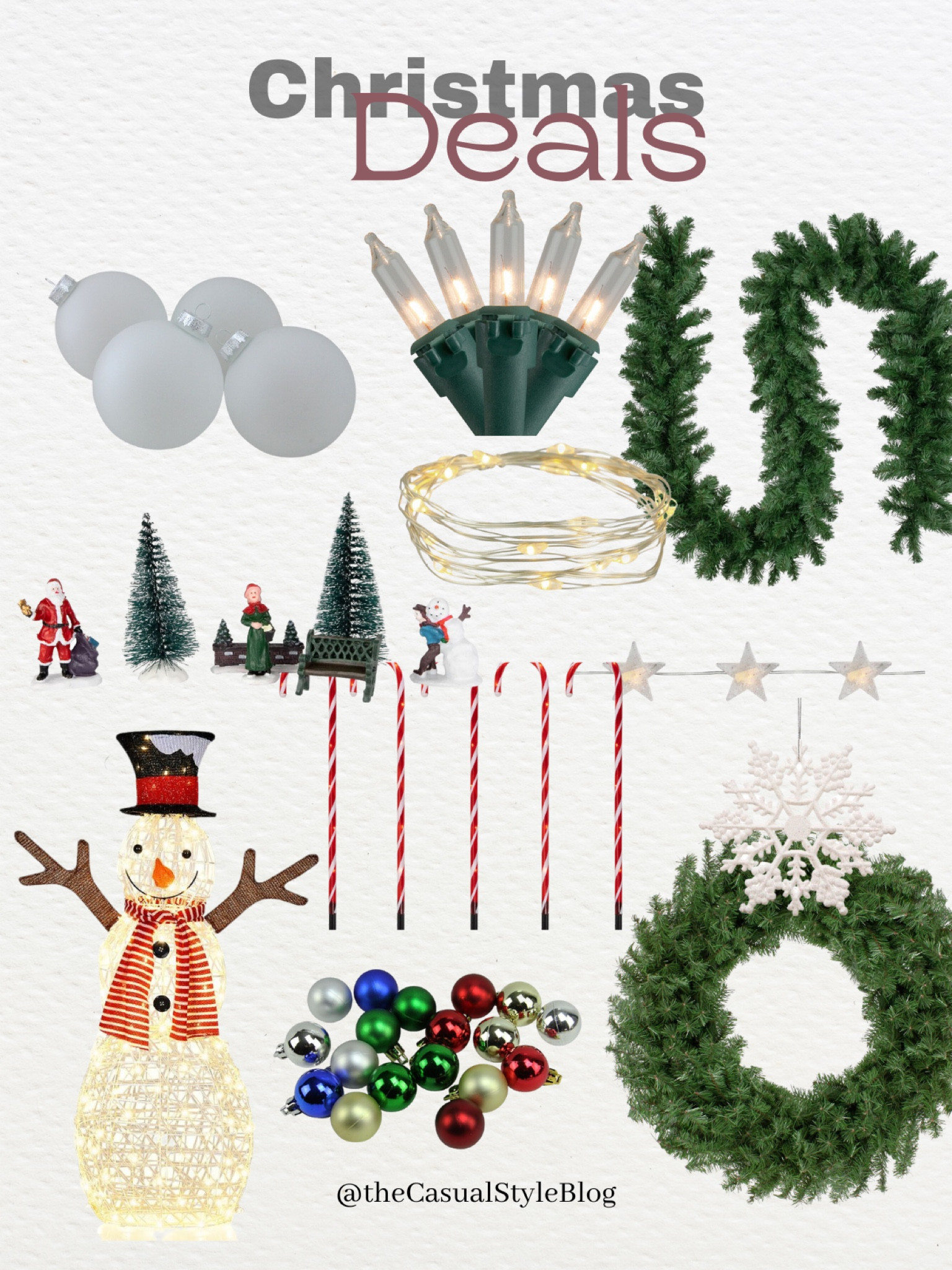 Christmas decorations! 



#LTKSeasonal #LTKfindsunder50 #LTKHoliday