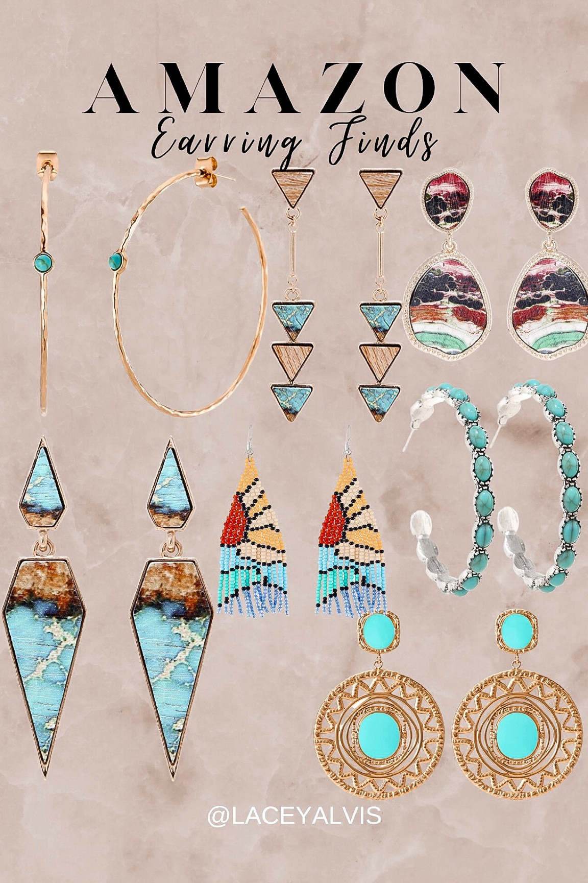 Amazon earring finds | statement earrings | turquoise earrings | drop earrings 

#amazon #amazonfinds #earrings #bohochic

#LTKbeauty #LTKunder50 #LTKstyletip