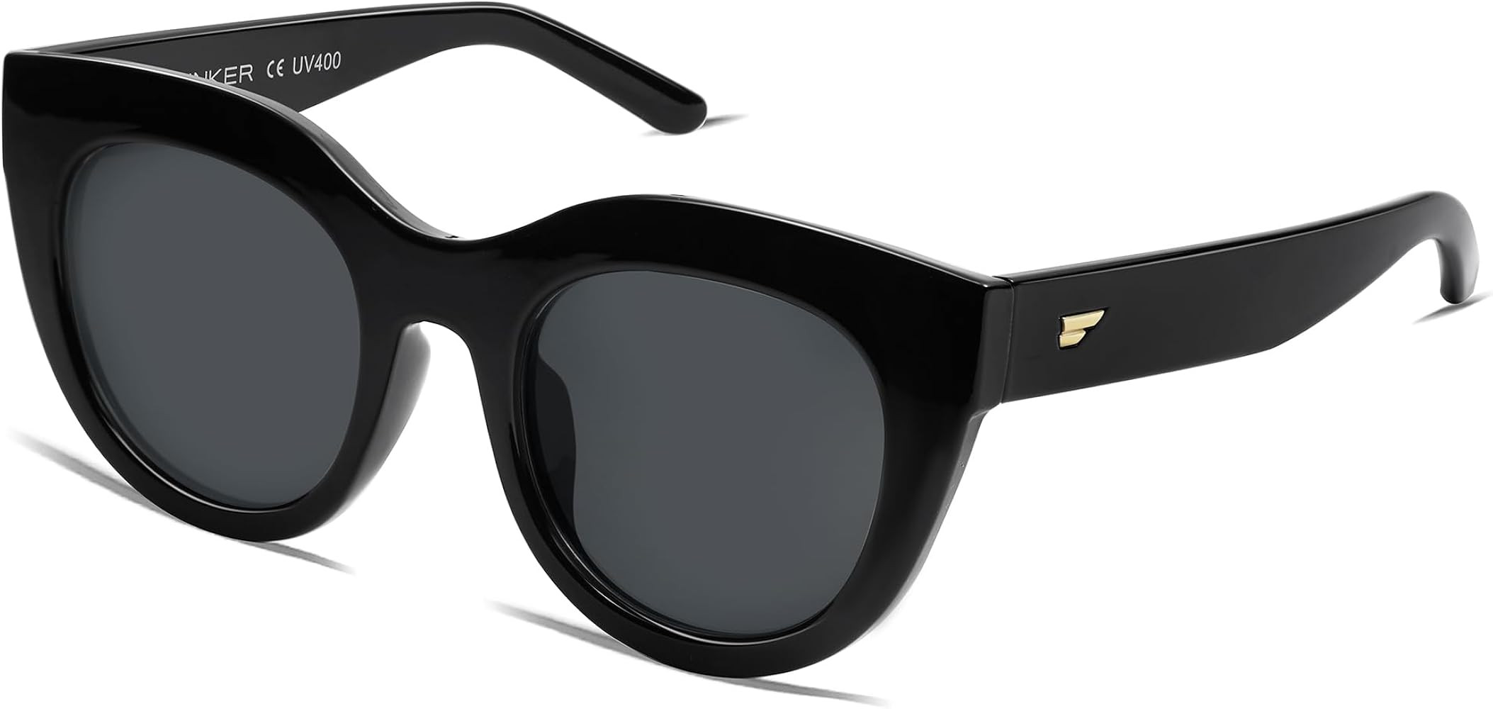 VANLINKER New Version Trendy Polarized Cat Eye Sunglasses for Women Retro Oversized Sunnies VL969... | Amazon (US)