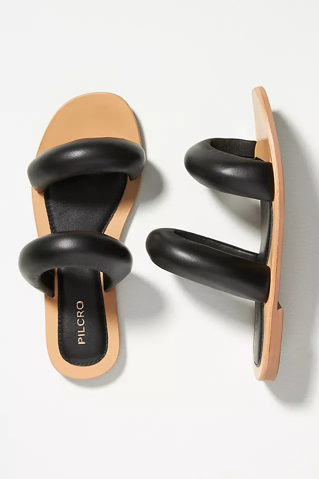 Pilcro Double Puff Strap Sandal | Anthropologie (US)
