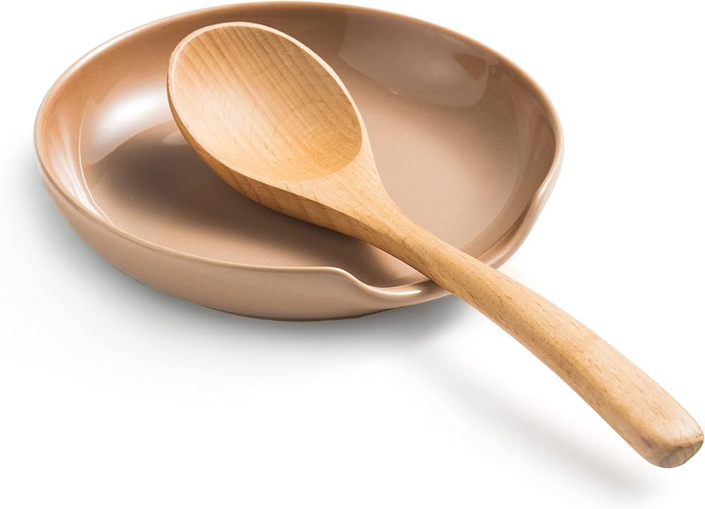 Spoon Rest for Stove Top, Cooking Utensils Spatula Rests Spoon Holder for Coffee Bar, Ceramic Kit... | Amazon (US)