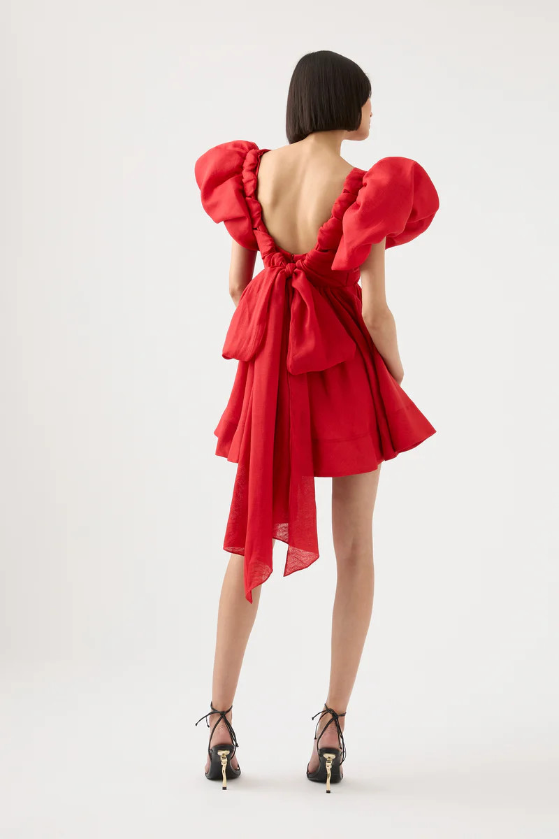 Gretta Bow Back Mini Dress | aje. (US, UK, Europe, ROW)