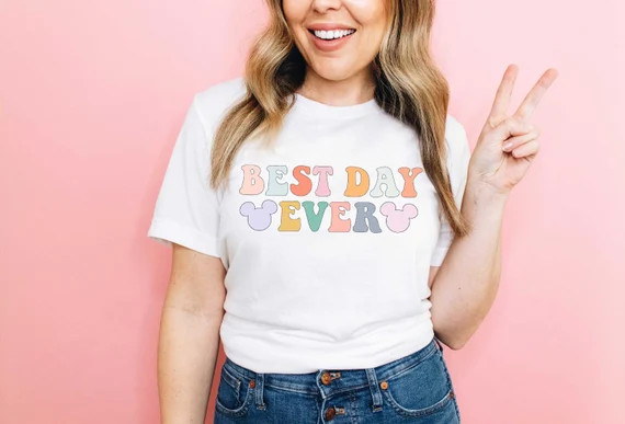Best Day Ever Shirt Happiest Place on Earth Shirtthe Most - Etsy | Etsy (US)