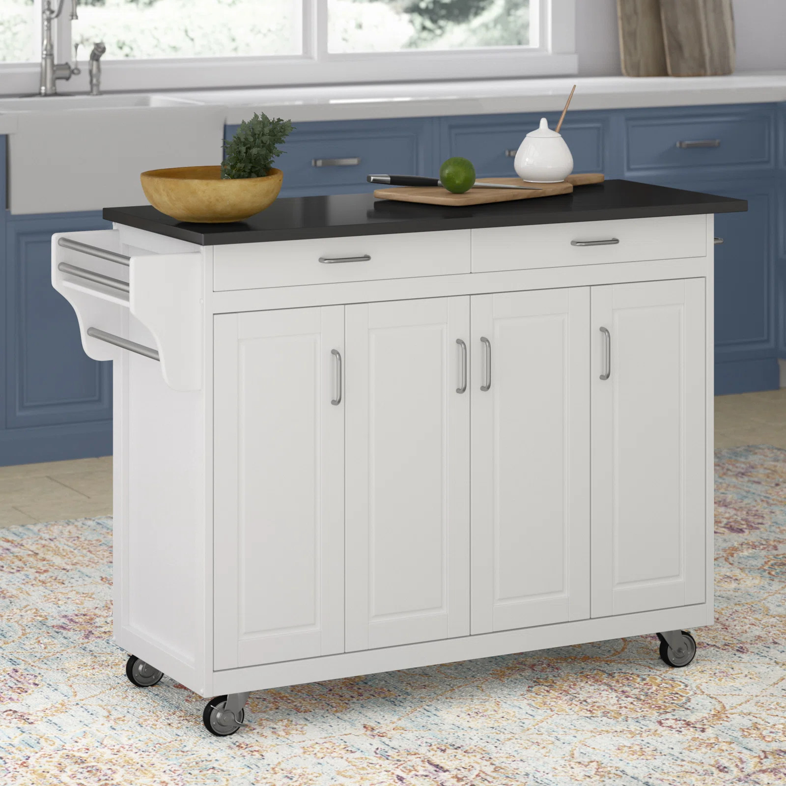 Littrell Granite Top Kitchen Island | Wayfair North America