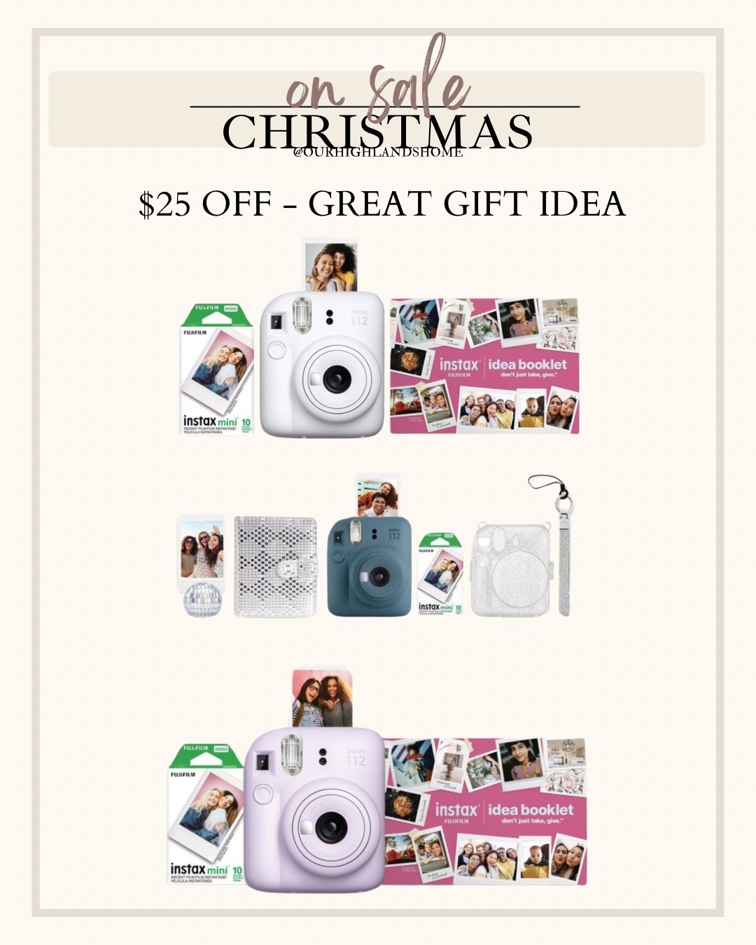 $25 off fujifilm instax bundles for christmas 

#LTKHoliday #LTKGiftGuide #LTKCyberWeek