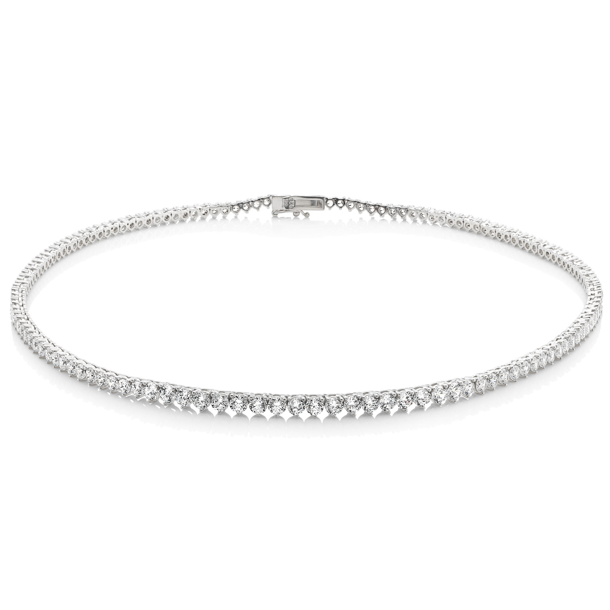 The Moissanite Crescendo Collar | Heavenly London