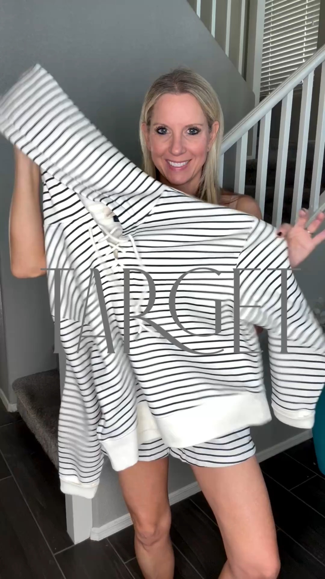 Target lounge set…perfect for when the weather warms up as we transition to spring! 

Wearing a S in both comfy pieces with plenty of room to move. 