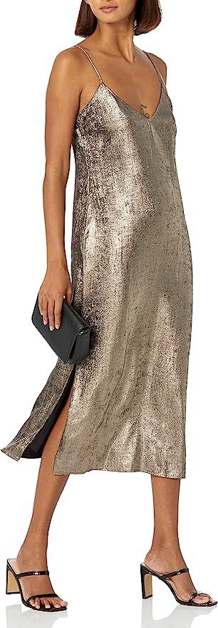 The Drop Women's Zayne Holiday Shine Slip Dress | Amazon (US)